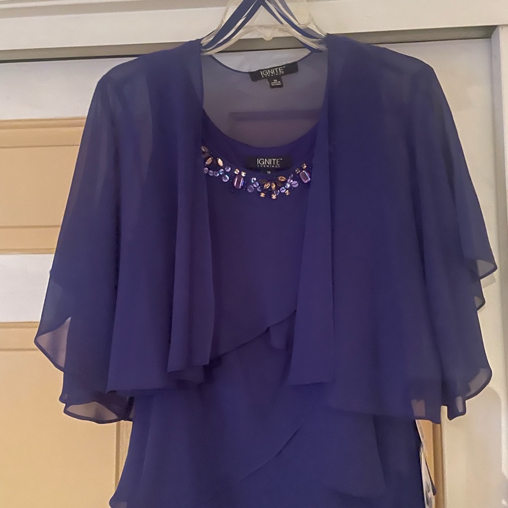 Ignite Purple Women's Cocktail/Evening Dress